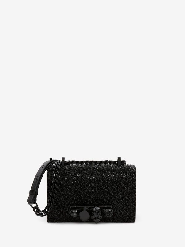 ALEXANDER MCQUEEN - Crystal-embellished Mini Jewelled Satchel - Item 7331731BLDA1000